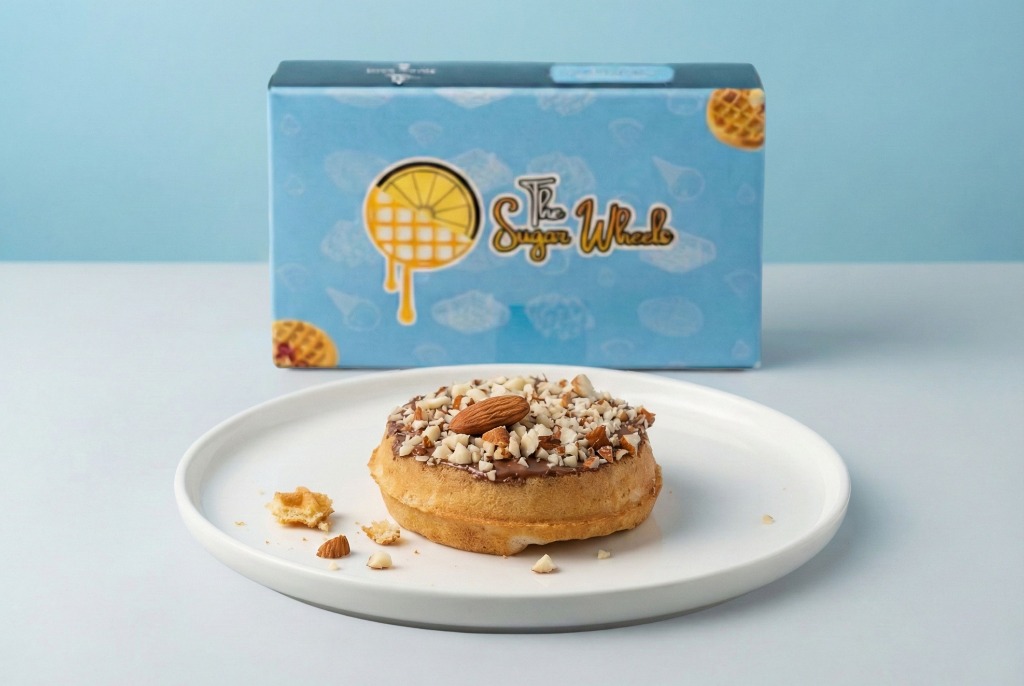 Delicious Waffles with Toppings